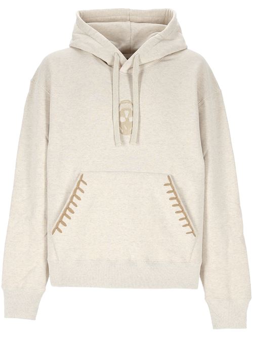 Hoodie with Skull embroidery ALEXANDER MCQUEEN | 815006QXABQ9183